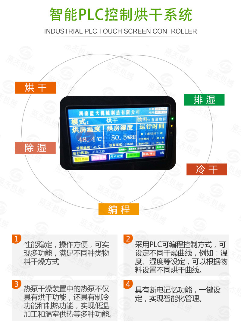 蘿卜條網(wǎng)帶烘干機智能控制系統(tǒng)